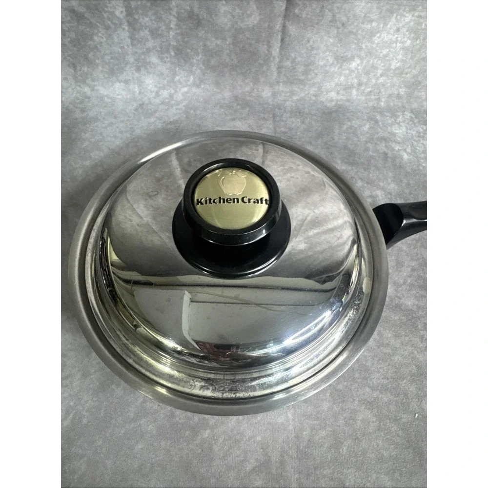 Kitchen Craft West Bend 3 Quart Stick‎ Pot Pan With Lid Excellent Made USA